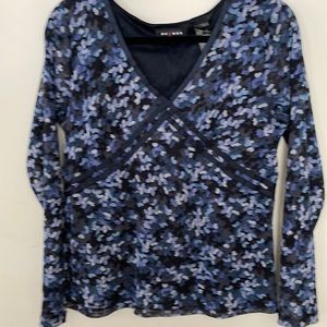 NWOT sheer top with lining